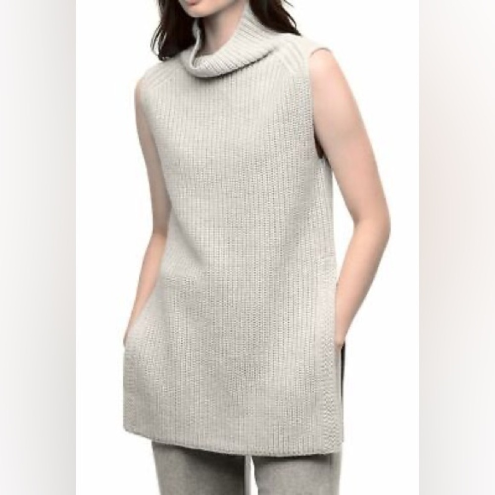WILFRED Durandal sleeveless sweater in cream * Size XXS *